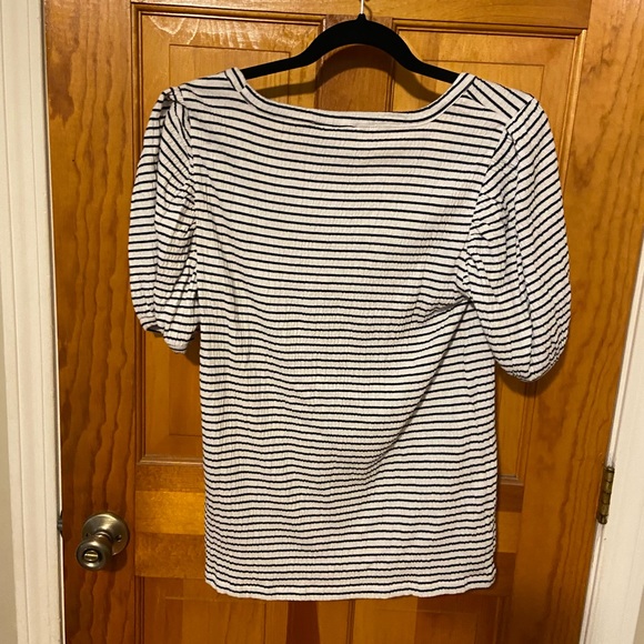 Navy and white stripe top - Picture 4 of 4